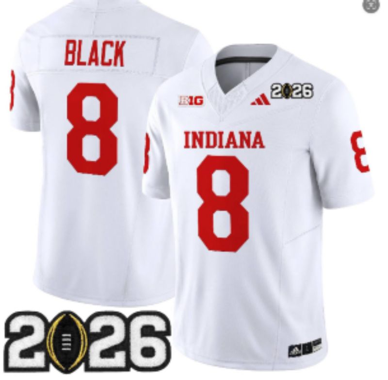 Men 2026 Ohio State Buckeyes #8 Black White Nike Limited NCAA Jersey 071->ncaa teams->NCAA Jersey
